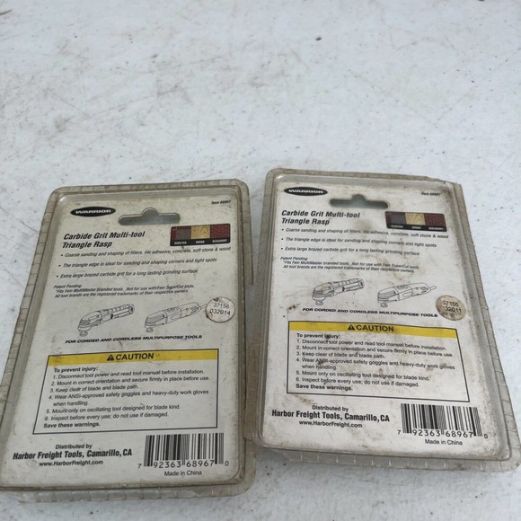 Warrior Carbide Grit Multi-tool Triangle Rasp Grinding Grout - Picture 8 of 10